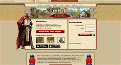 Desktop Screenshot of klanhaboru.hu