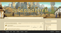 Desktop Screenshot of forum.klanhaboru.hu